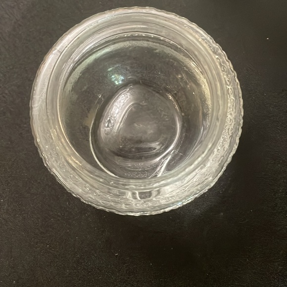 Libbey Canada Vtg Santa Glass Canister - Picture 4 of 5